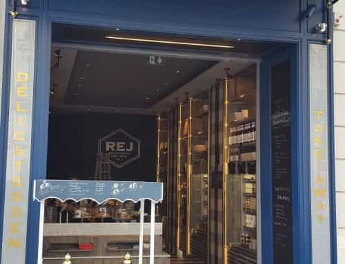 Façade de la boutique REJ du Nolinski Paris